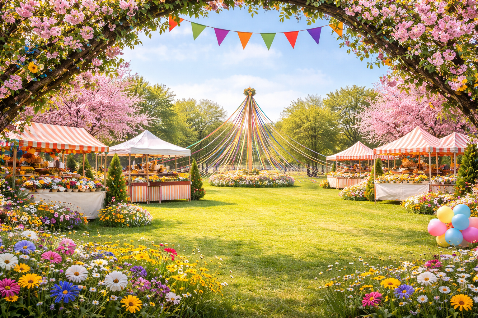 Fête de printemps : un moment convivial pour tous les habitants