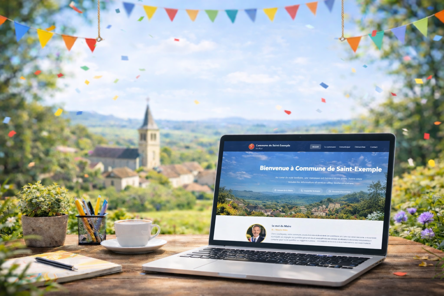 Ouverture du nouveau site internet de la commune